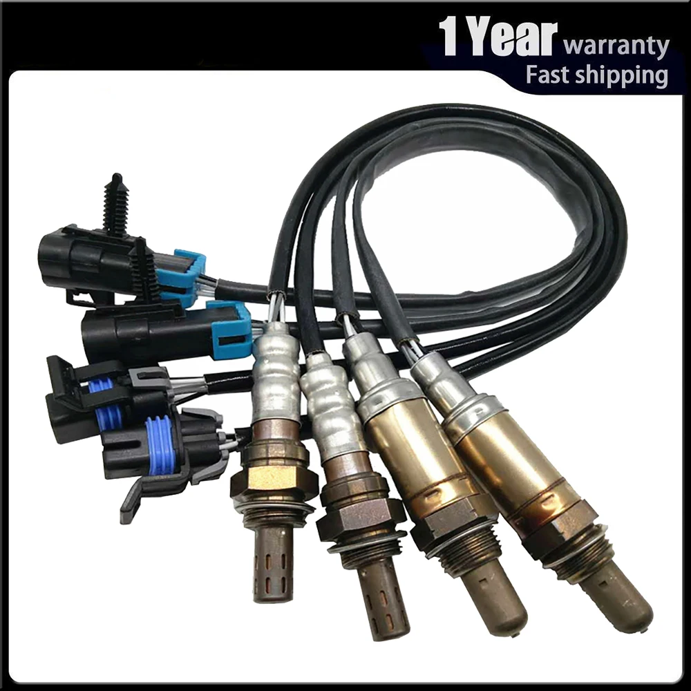 

4pcs Upstream & Downstream Oxygen Sensor 234-4818 234-4819 for 2007-2011 Cadillac SRX /08-11 CTS V6-3.6L