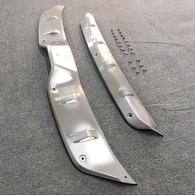 Fit for Toyota C-HR CHR 2016 2017 2018 2019 Front & Rear Bumper Skid Protector Guard Plate Cover Trim 2pcs