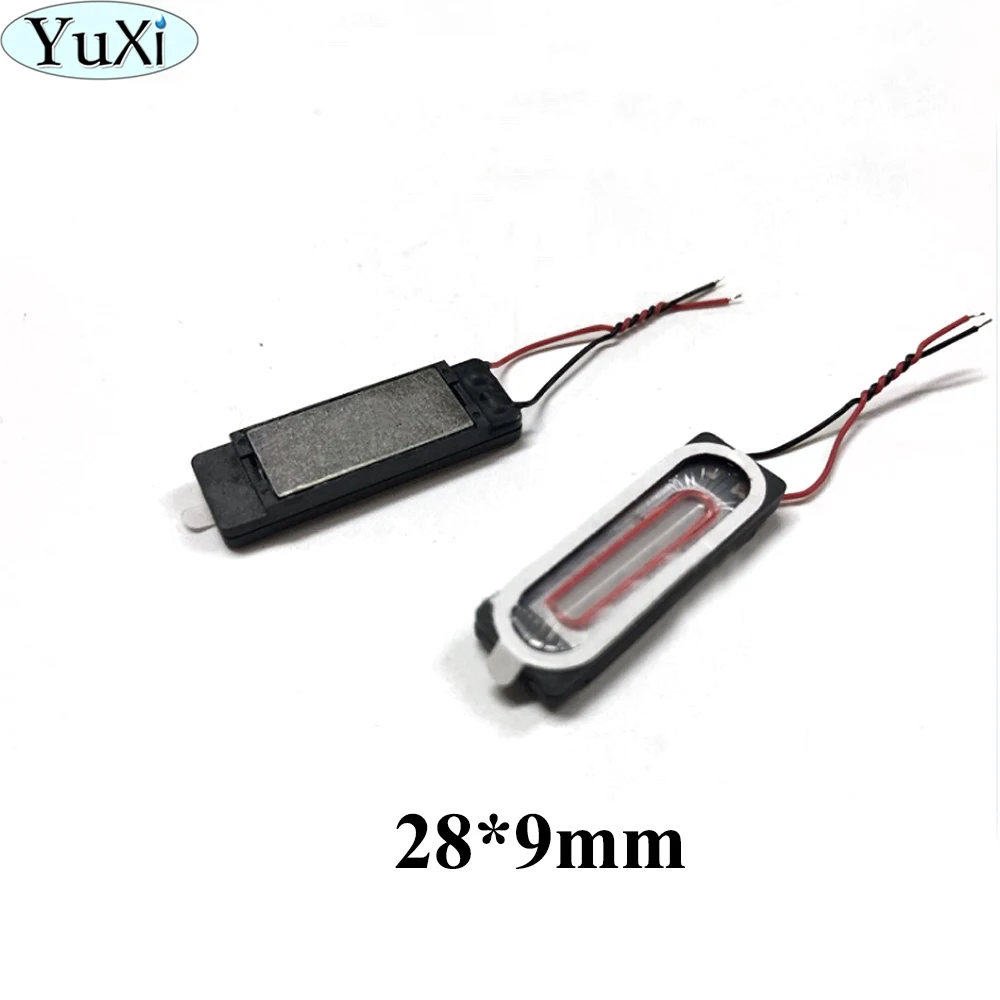 

YuXi 1W 8R 2809 Speaker Tablet Speaker Unit With Cable Driver Head 28mm*9mm Dual Magnetic Racetrack Shape Loudspeaker