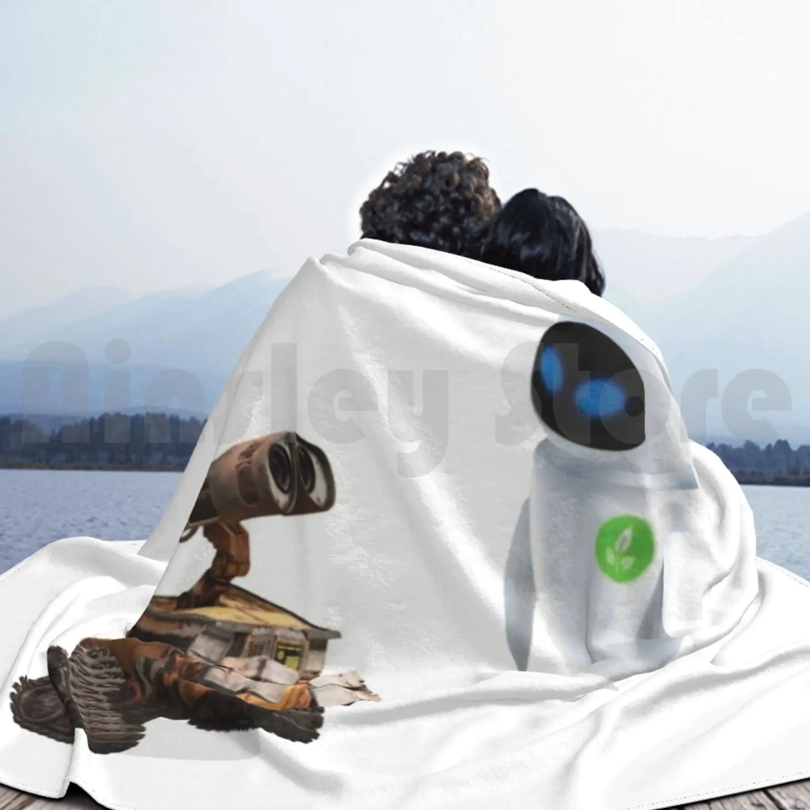 Ldrr (رابط الروبوتات لمسافات طويلة) بطانية عصرية مخصصة Ldr Robots Earth Walle Eve