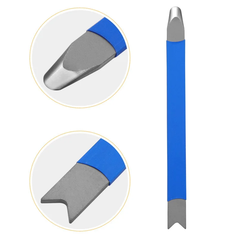 Barra de acero de tungsteno resistente al desgaste, agente de costura hermoso, herramienta de construcción, herramientas de limpieza de huecos de azulejos, Amarillo/azul, 2mm, 1 ud.
