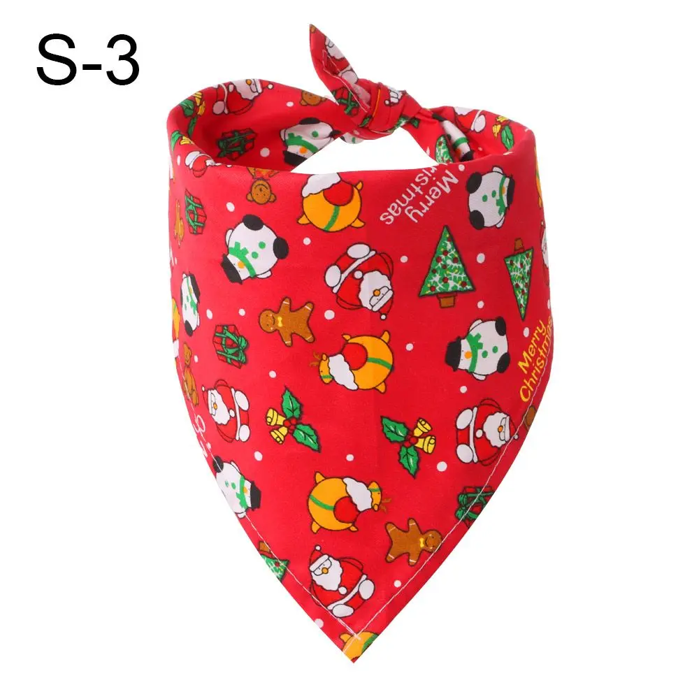

Dog Cute Pet Collars Triangle Scarf Neckerchief Bib Dog Scarf Cat Neck Scarf Pet Bandanas Christmas Style