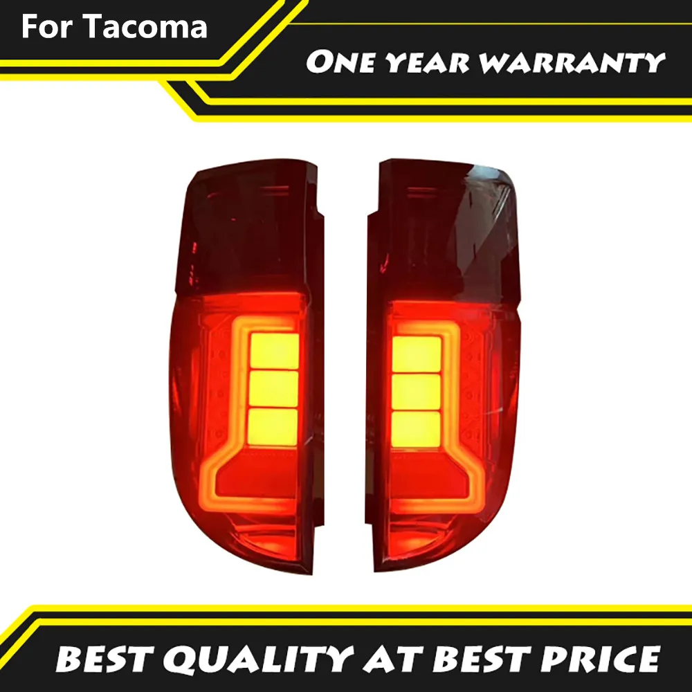 

For To yota Tacoma Tail Lamp 2015-2020 Led Fog DRL Day Running Light Tuning Car Modify Accessories Auto Parts Taillamp Taillight