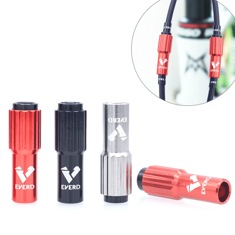 2pc Bicycle Screws Bike Gear Cable Adjuster Ferrules Inline Gear Derailleur Length Screw Mountain Bike Transmission Screw
