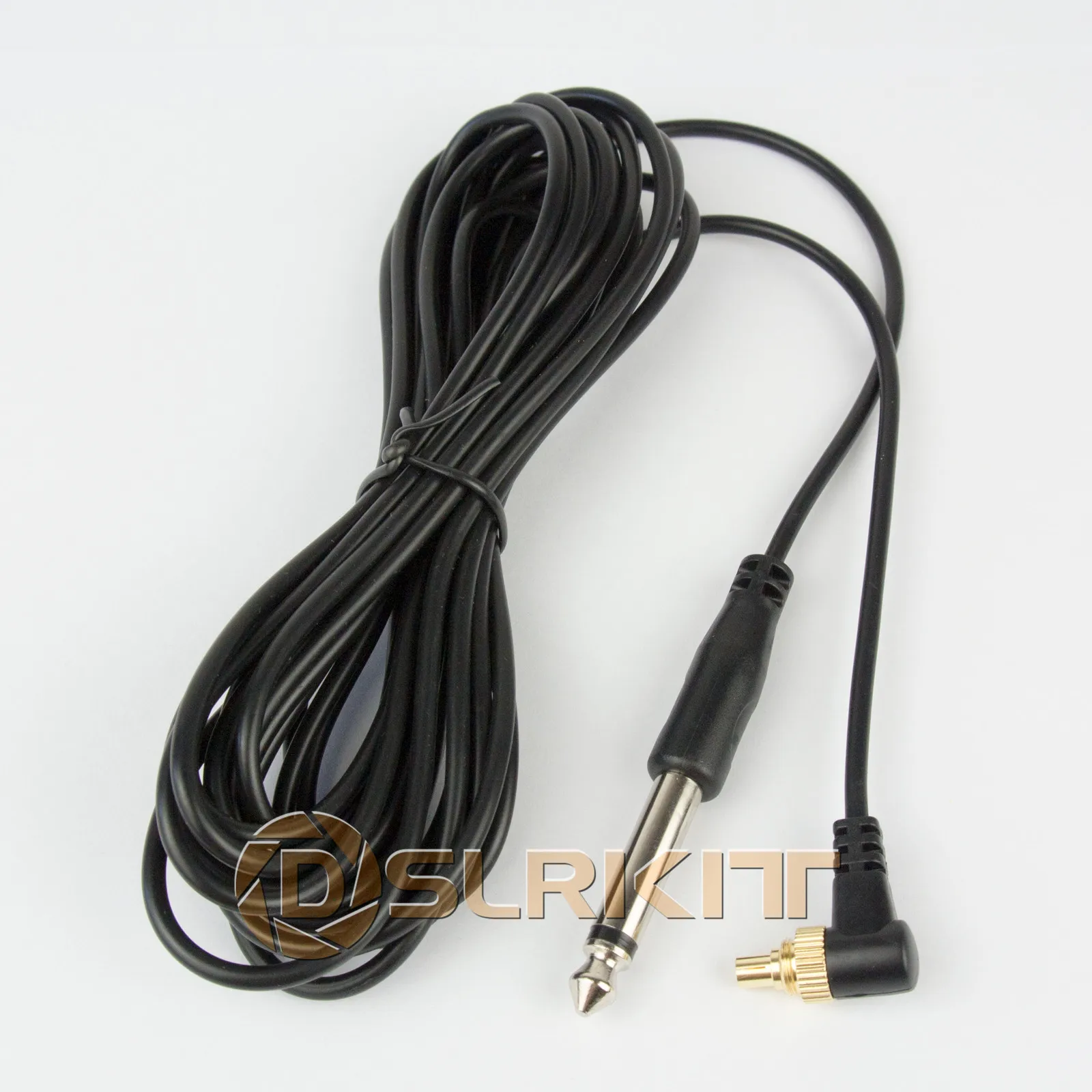 

DSLRKIT 5M 16ft 6.35mm to Male PC Sync FLASH Cable with Screw Lock