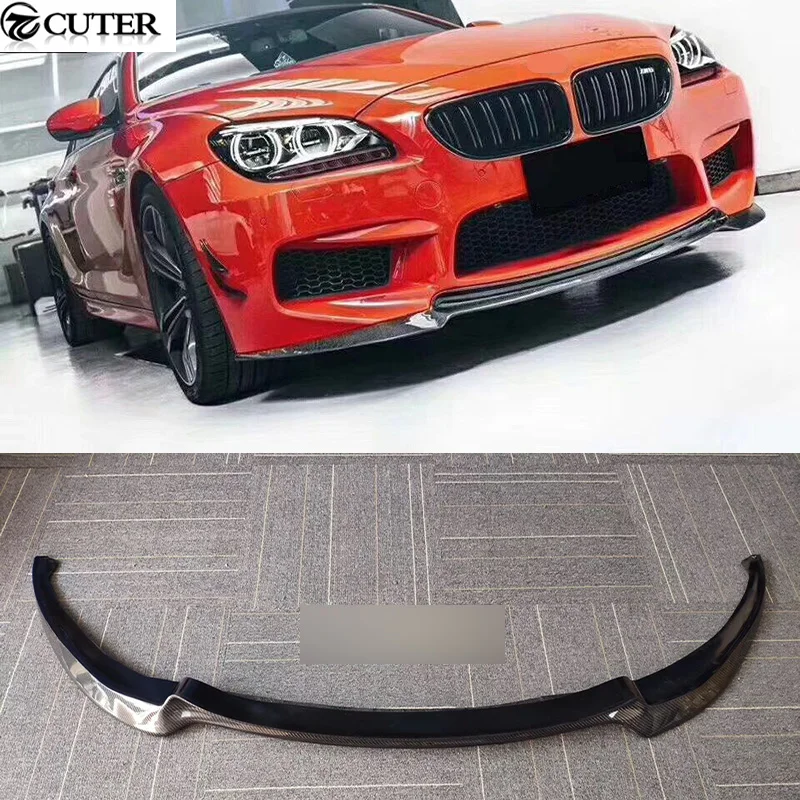 

F06 F12 M6 v Style Carbon Fiber Front Bumper Lip for Bmw 6series F06 F12 F13 M6 2014up