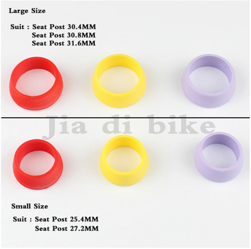 CNC Bicycle Seat Post Stem Waterproof Ring dustproof Silicone Seatpost Handlebar Dust Cover