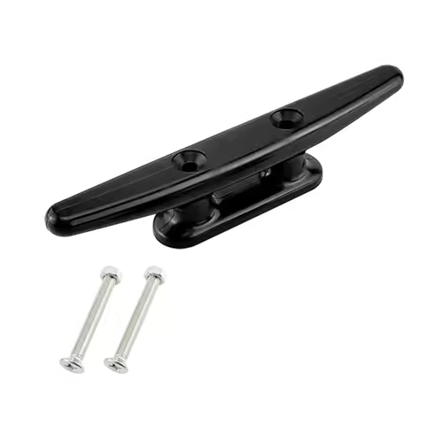 152mm Mooring Cleat for Boat Marine Yacht Kayak Sailing Black Nylon Deck Cleat