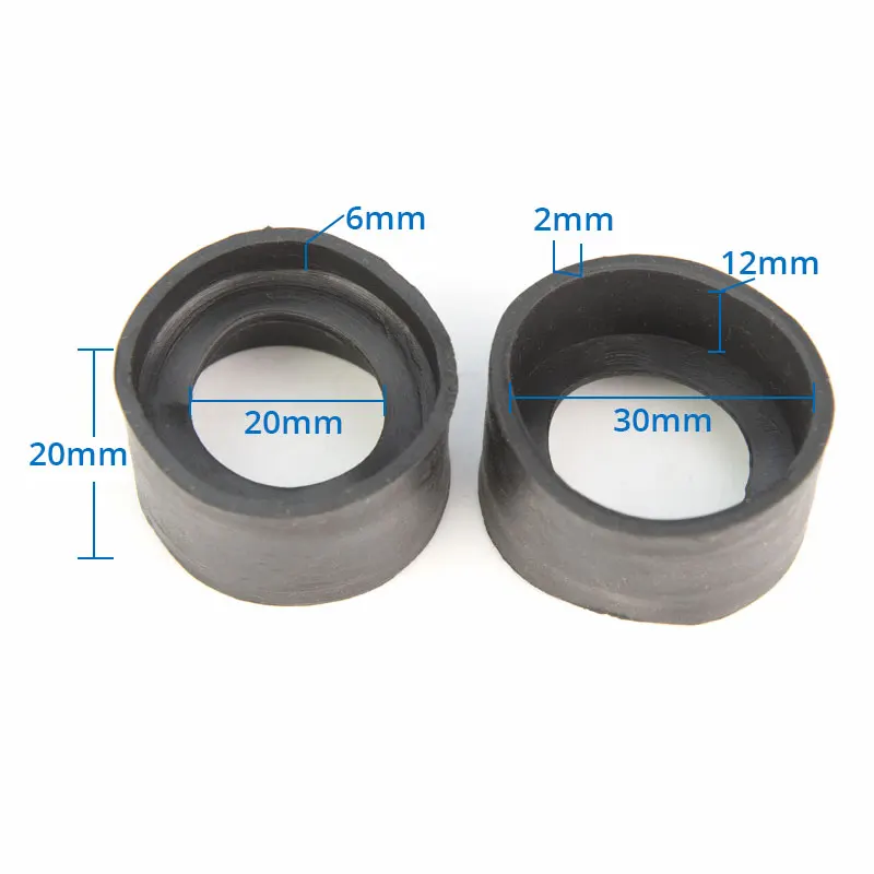 1 Pair 30mm Rubber Eyepiece Cups Eye Guards for Microscope Telescope Camera Lens Microscope Accessories