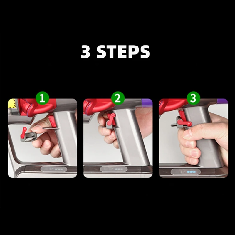 다이슨 V6 V7 V8 V10 V11 진공 청소기 용 트리거 잠금 장치, 전원 버튼 잠금 액세서리, 손가락 무료