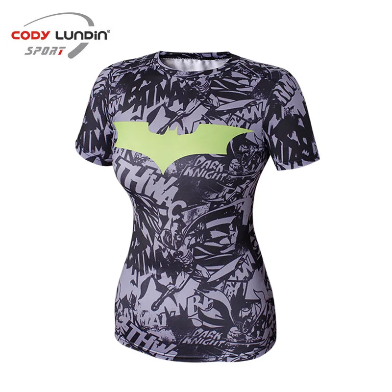 BBJ Rashguard T Shirts For Women Short Sleeve MMA Compression Shirt Muay Thai GI Kickboxing Shirts Gym Sportwear Breathable Tees