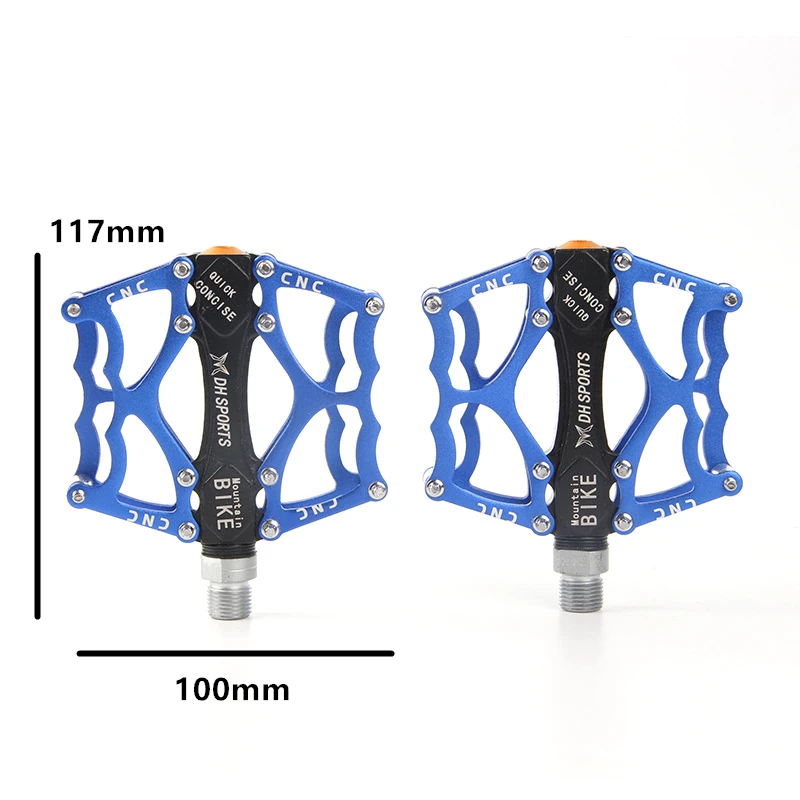 Pedal sepeda struktur bantalan tersegel, suku cadang sepeda MTB, aksesori bersepeda bahan Aloi aluminium