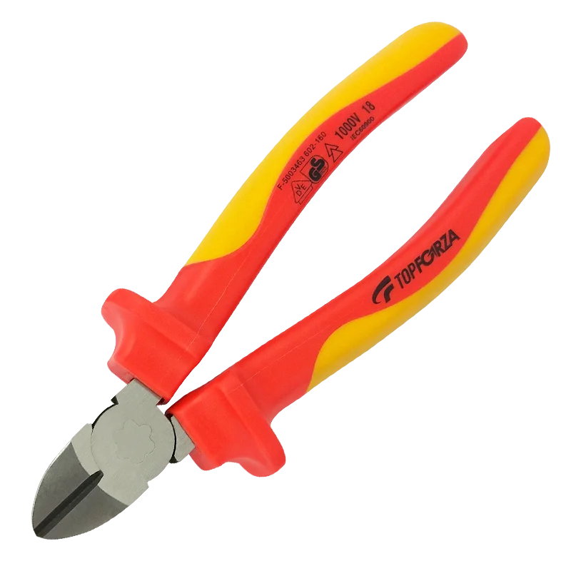 1000V Side Cutters 6Inch VDE Insulated Diagonal Plier Electrician Iron Copper Steel Wire Cut Tools Electrical Work Flush Cutters