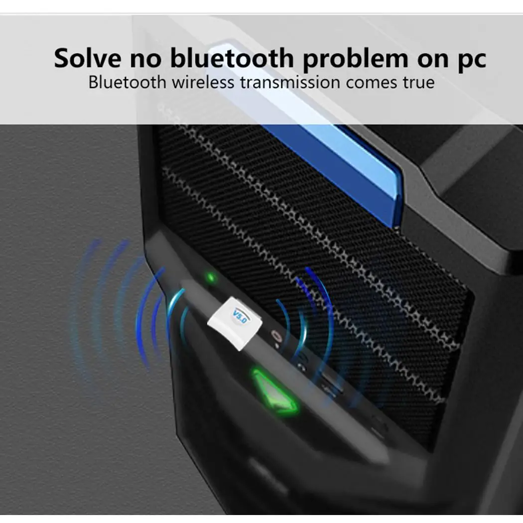 Draadloze Bluetooth Adapter 5.0 Bluetooth Dongle 20 (M) Voor 10 (Mbps) usb Desktop Plug En Play Computer