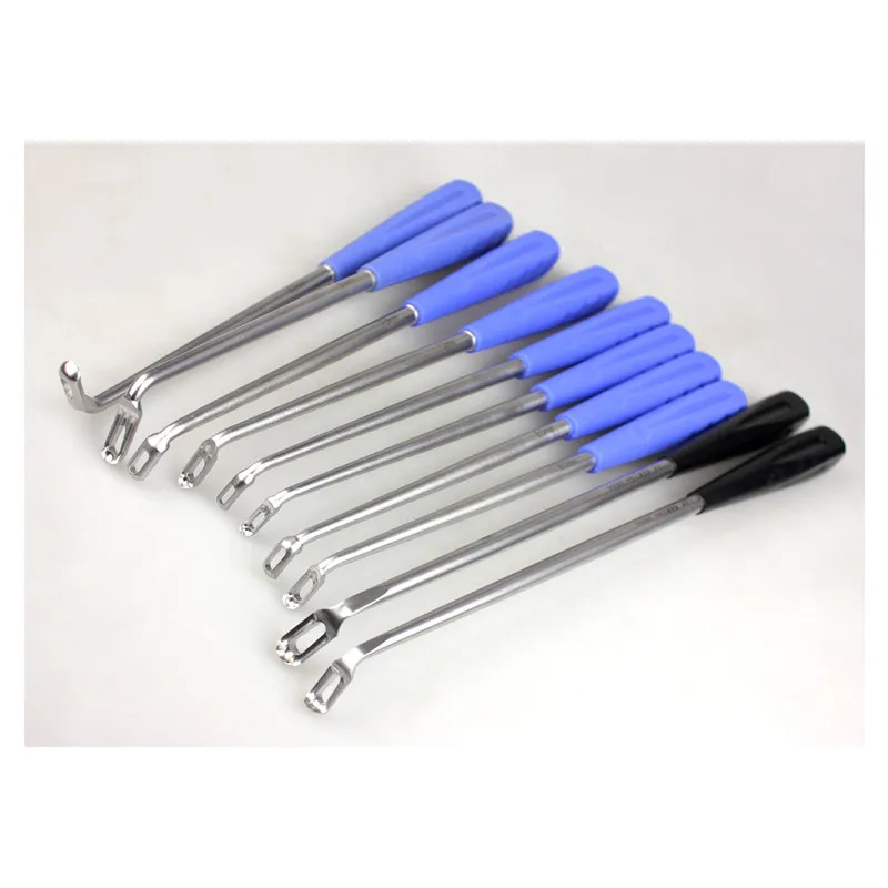 Orthopedic instruments medical spinal and cervical interbody fusion device push type scraper pull type scraper spoon