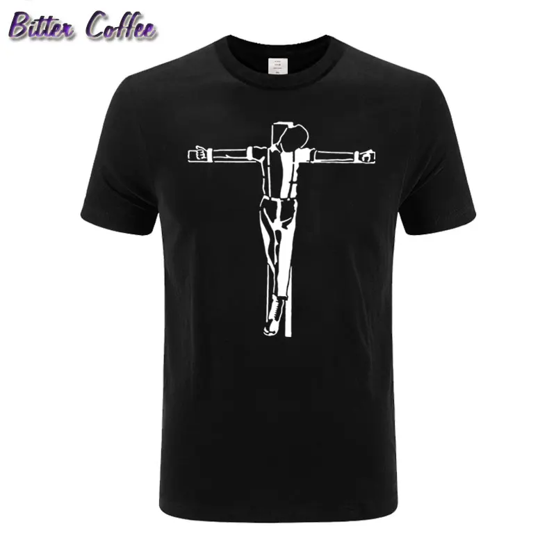 New Crucified Skinheads Skins Trojan Printed Summer Tees Male Harajuku  Men's Shirts