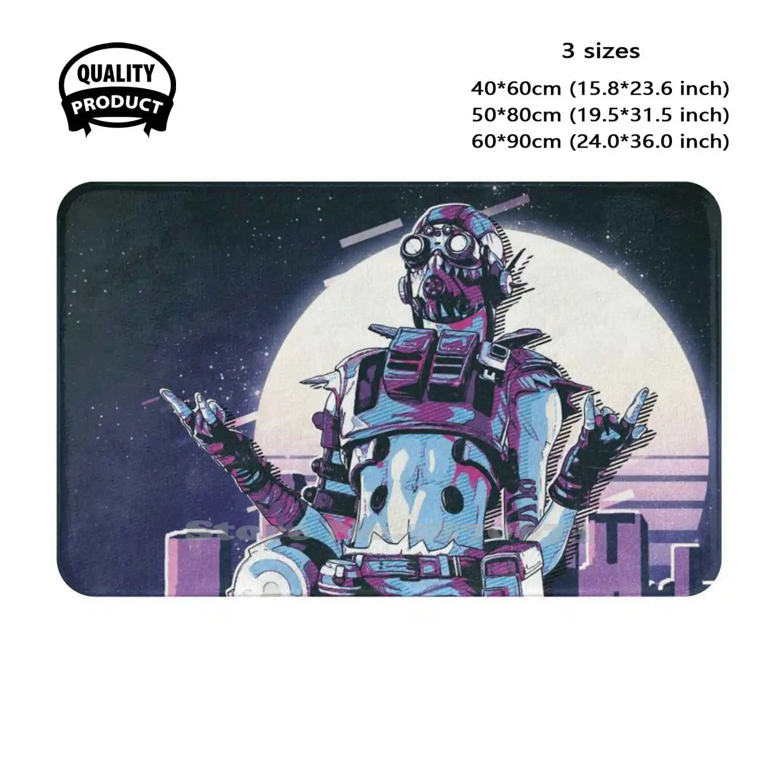 Apex Legends-Octane 80S Retro Soft Cushion Home Carpet Door Mat Car Rug Apex Legends Gear Octane 80S Gear Octane Gear Octane