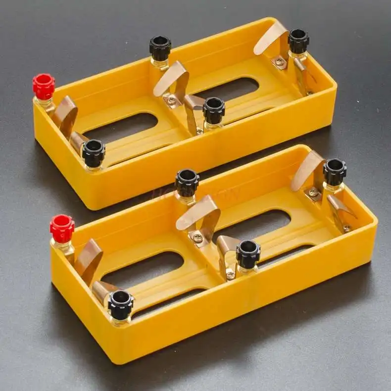 

1 pcs No. 1 battery box large junior high school physics and electrical experiment equipment multiple binding posts four in one