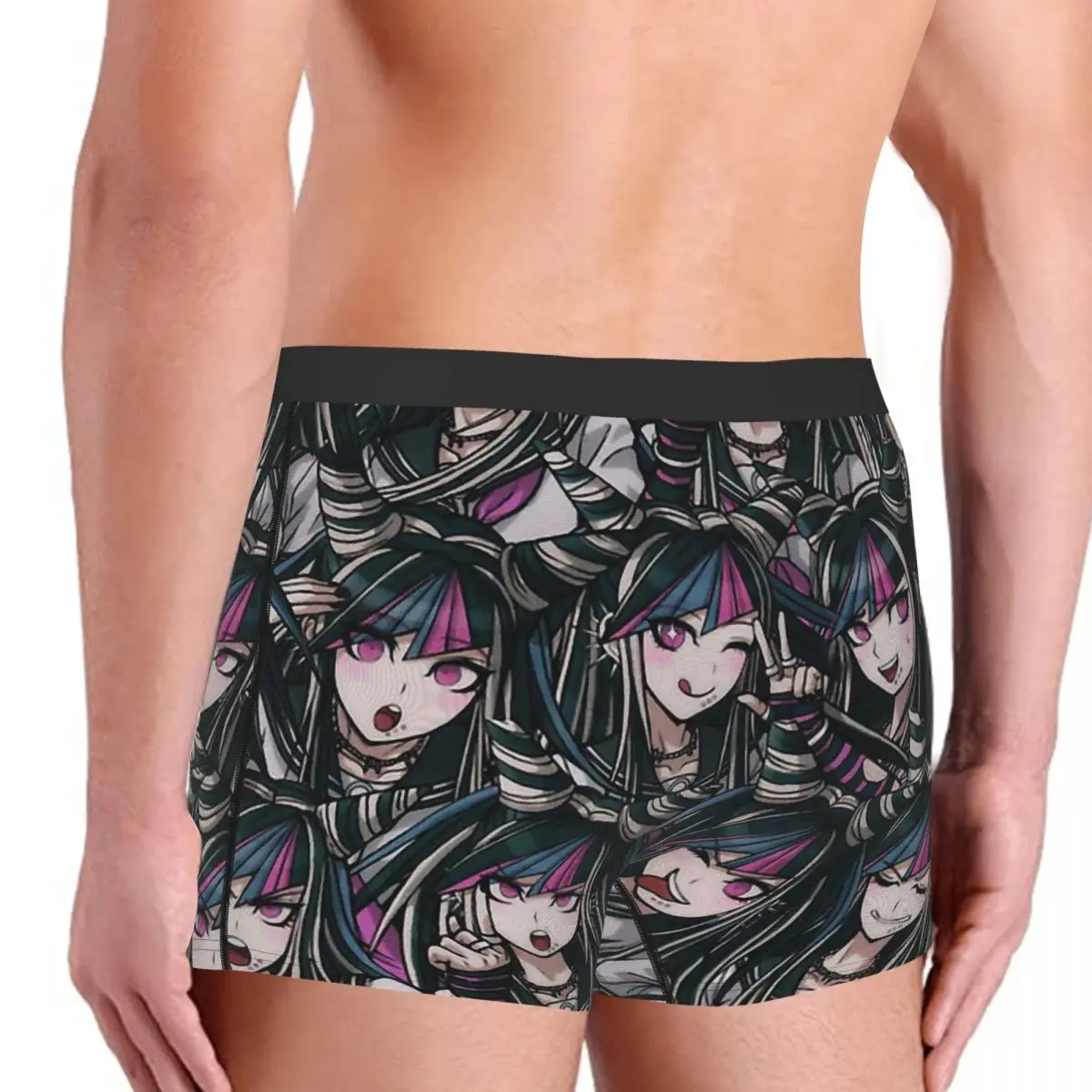 Danganronpa Makoto Naegi Monokuma Komaru Kaede Game Ibuki Mioda Underpants Homme Panties Man Underwear Print Shorts Boxer Briefs