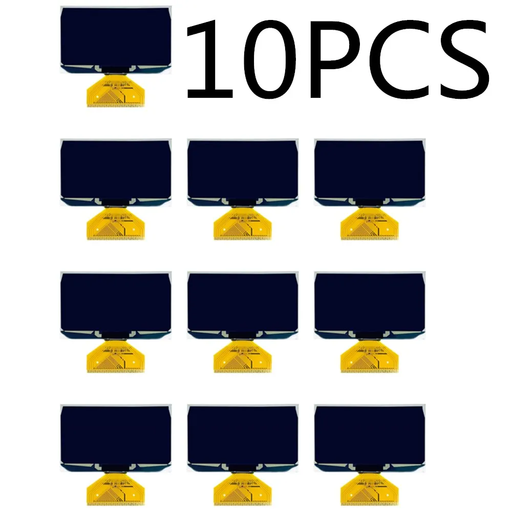 

10PCS 2.42 inch OLED display 128*64 dot matrix SSD1309 driver UG-2864ASGPG14 solder 31PIN Green/blue/yellow/white