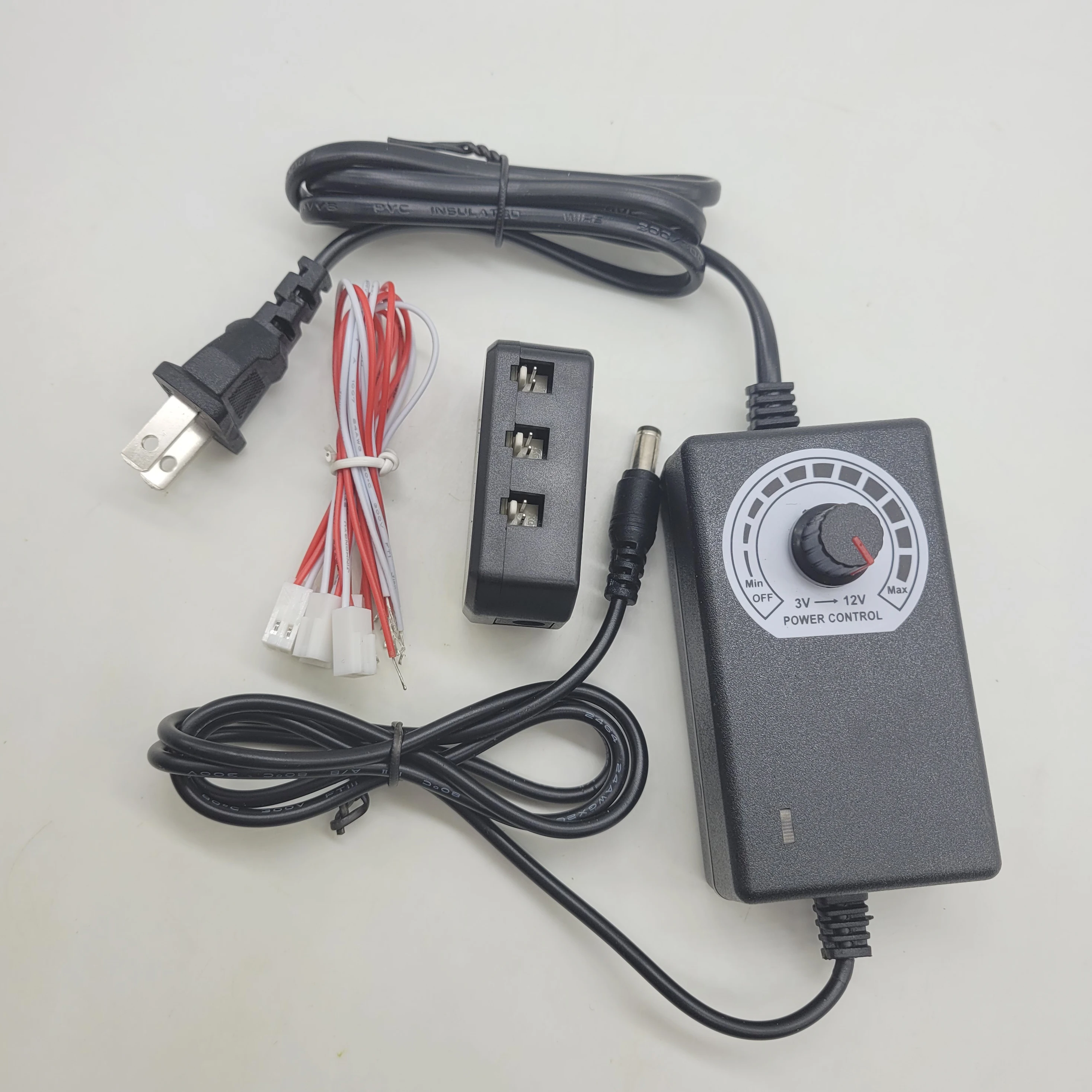 3-12v Changeable Power Supply, with 6 Output Ports adjustable power supply system Sand Table Railway/railroad/train Layout