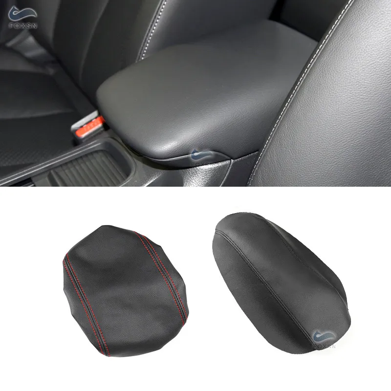 For Nissan Slyphy Sentra 2007 2008 - 2017 Car Microfiber Leather Interior Center Console Lid Armrest Box Cover Protective Trim