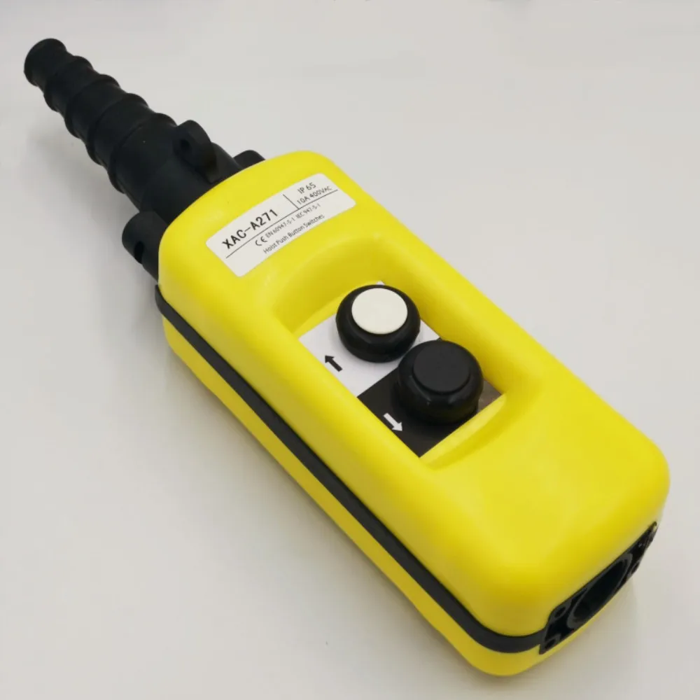 

Подъемный кран с 1 скоростью, 2 кнопки, подвесная станция управления