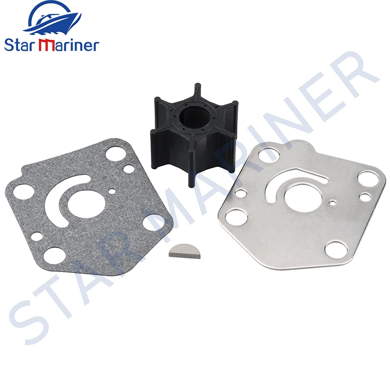 17400-93950 New Water Pump Impeller Service Kit For Suzuki Outboard Motor DF9.9/DF15/DT9.9/DT15 17400-93951 Boat Engine Parts