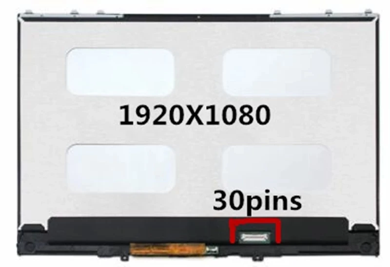 For Lenovo YOGA 730-13 LCD touch digitizer assembly YOGA 730-13IKB 81CT 730-13IWL 81JR FHD with frame 5D10Q89746 FRU 32955790997