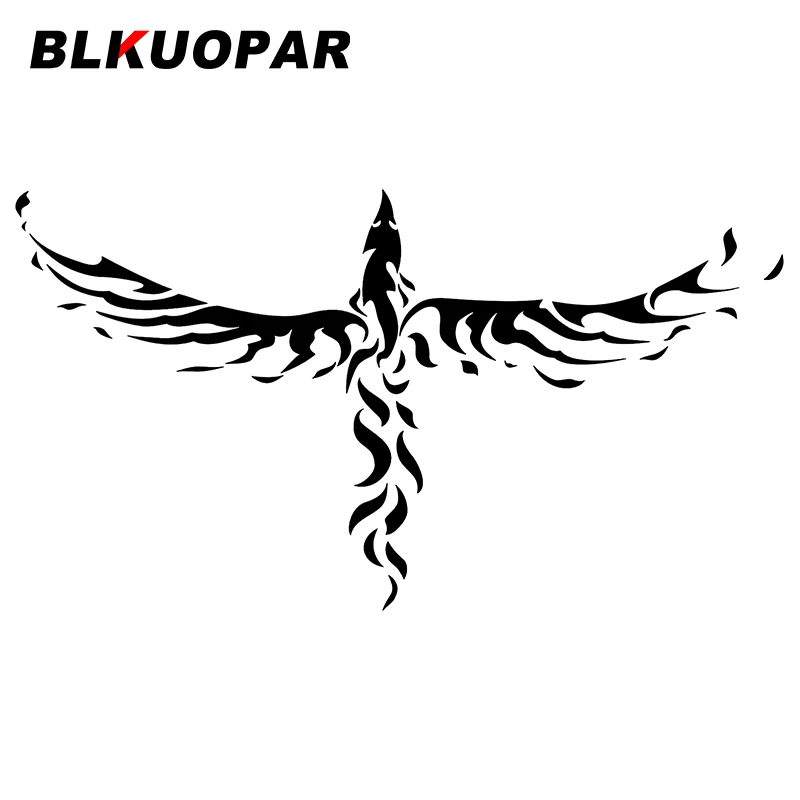 BLKUOPAR for Bath Fire Phoenix Car Stickers Waterproof Sunscreen Personality Decals Scratch Proof Motorcycle Car Accessories