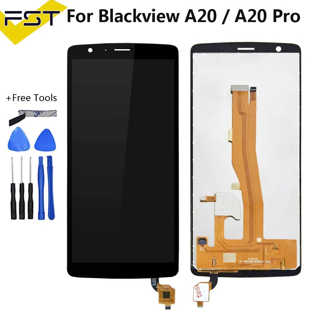 

Black 5.5''For BlackView A20 A20 Pro LCD Display+Touch Screen Digitizer Assembly for BlackView A20 Display Lcd Spare Parts+Tools