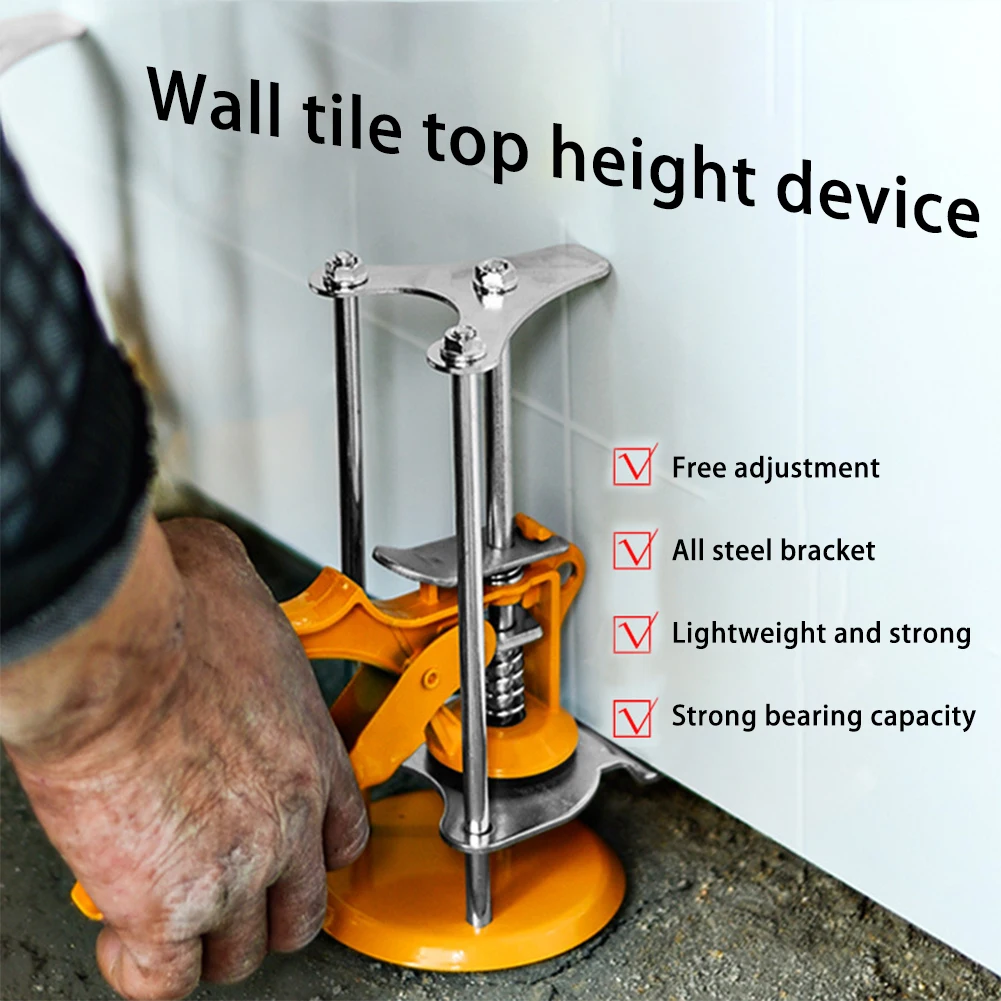 Nivelador portátil de altura para telhas, localizador ajustável de altura da telha, ajustador de altura superior, levantamento manual, 1 peça