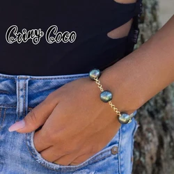 Cring Coco Freshwater Pearl Bracelet Women's Gold Plated Chain & Link Bracelets 2021 Jewelry Bangles Friends Bracelets on Hand