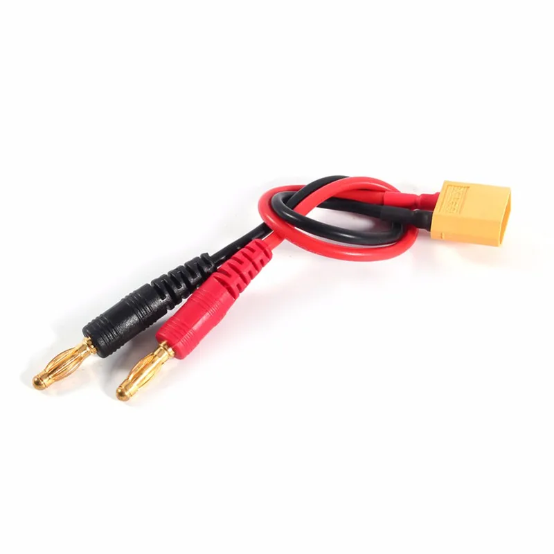 RC XT60 Connector to 4mm Banana Bullet Wire Plug Charge Cable Adapter 15cm 14awg/16awg Silicone Wire Cord New High Quality