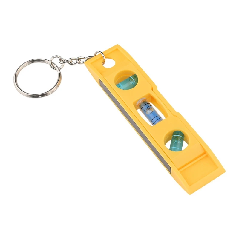 1 Pcs Mini 3 Bubble Level with Keychain Tor pedo Magnetic Gradienter Level Measuring Tool Plumb/Level/45-Degree Measuring