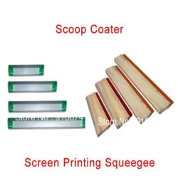 Cheap 1pc Silk Screen Printing Squeegee Ink Scraper Screen Printing Aluminum Emulsion Scoop Coater Tools