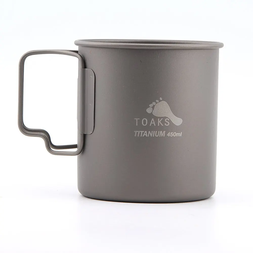 TOAKS Titanium Camping Pot and Cup(375ml, 450ml, 550ml, 650ml, 700ml, 750ml, 800ml, 900ml, 1100ml)