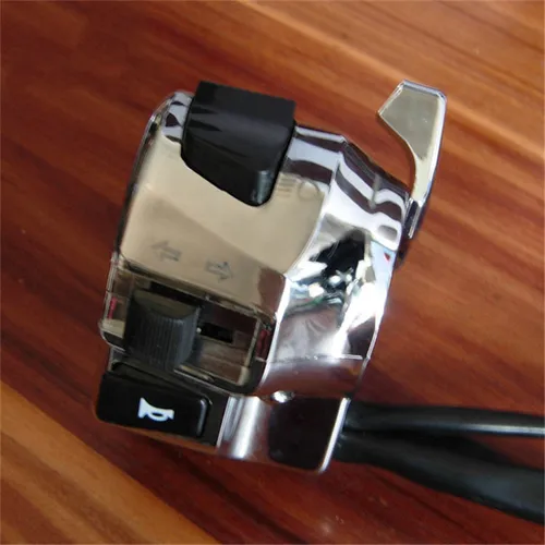 Imagen 2 del producto Controlador de moto cromado de plástico, accesorios para moto de cross, control de motocicleta para kawasaki, honda, suzuki, yamaha, interruptor de motocicleta