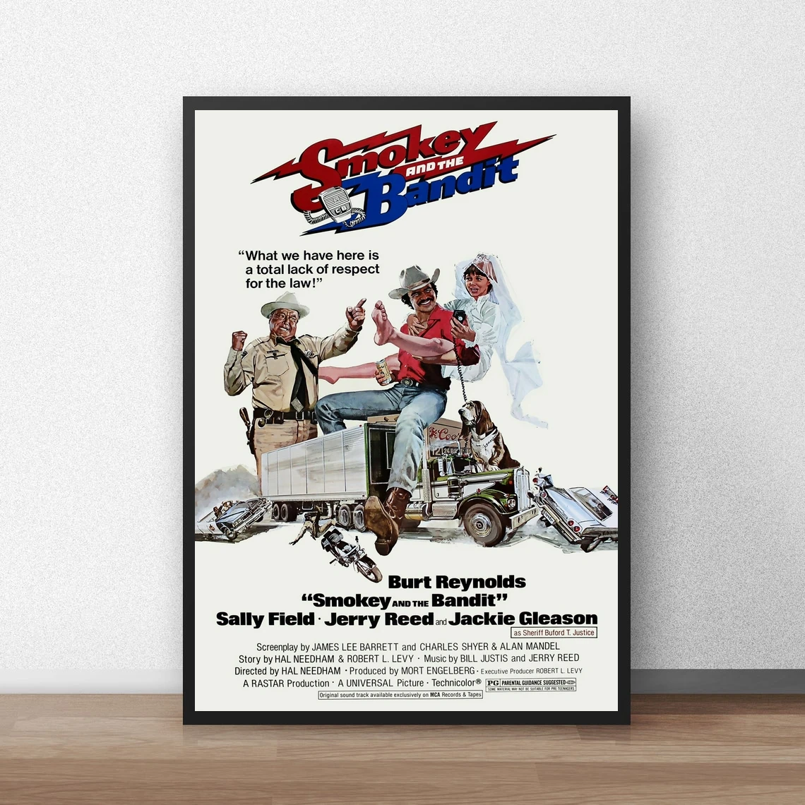 Smokey And The Bandit Movie Poster Canvas Art Print Home Decoration Wall Painting ( No Frame )