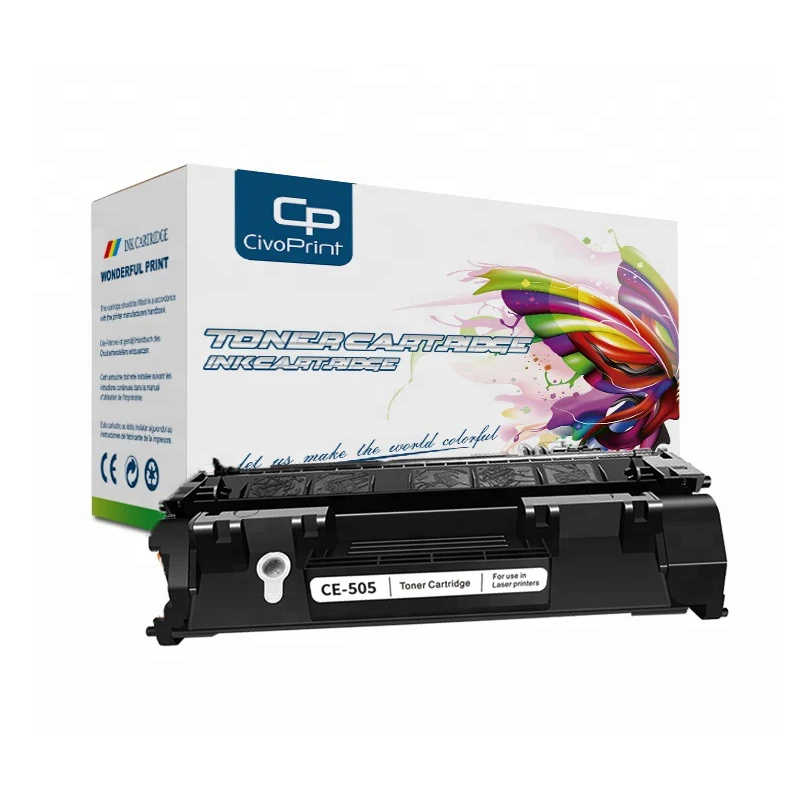 Civoprint compatible CE505A 505 05A 505a Toner Cartridge for HP LaserJet LJ P2055d P2055dn P2035 P2055 P 2035 2055