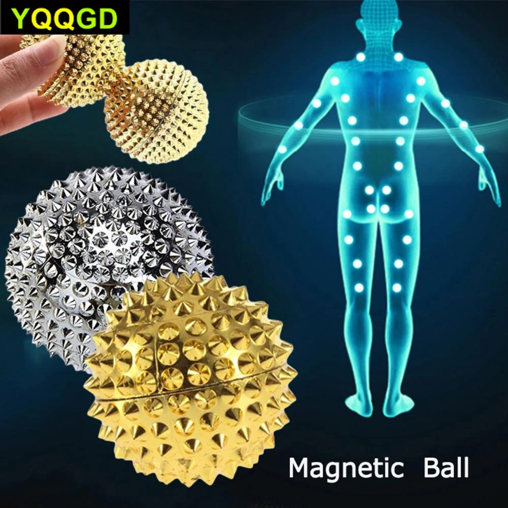 

9Pcs/Set Magnetic Hand Palm Acupuncture Ball Pain Relief Massager Acupuncture Acupressure Health Care