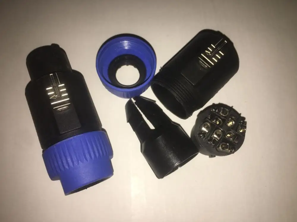 Neutrik Conector Pin Profissional Ohm Adaptador Jack de Áudio Estéreo Plug Especial 10 Peças Lote Nl8fc