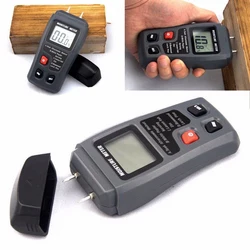 Professional 0~99.9% Digital Wood Moisture Meter BSIDE Timber Hygrometer Portable Tool LCD Display Timber Damp Detector