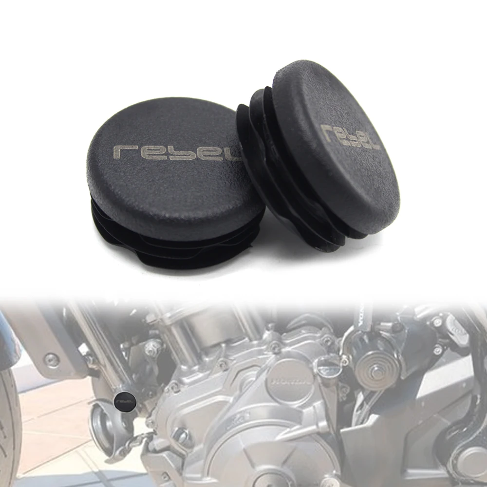 

2PCS Frame Hole Cover Caps Plug Decorative Frame Cap Set fits For HONDA Rebel 1100 CMX1100 2021