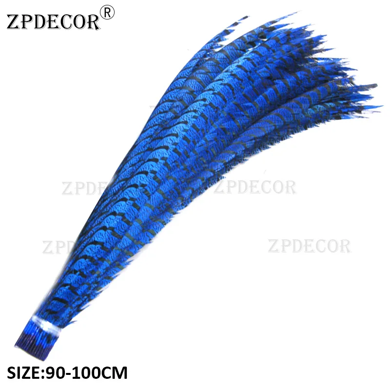 Factory Direct Sale 90-100CM 36-40 Inch ZEBRA Pheasant Feathers