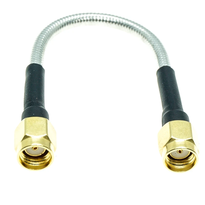 

RPSMA male to RP SMA male plug connector RG402 RG-402 Semi Flexible Coaxial Cable 0.141" 50ohm