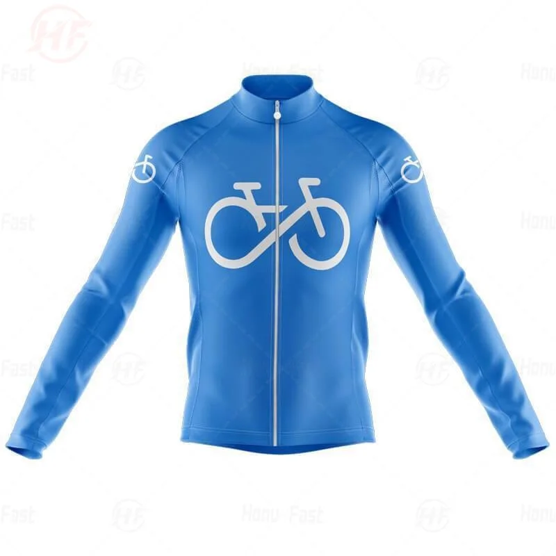 New Outdoor Riding Bike MTB Clothing Cycling Jersey Men\'s Breathable Long Sleeve Cycling Jersey Bike Jersey Bicycle Clothing