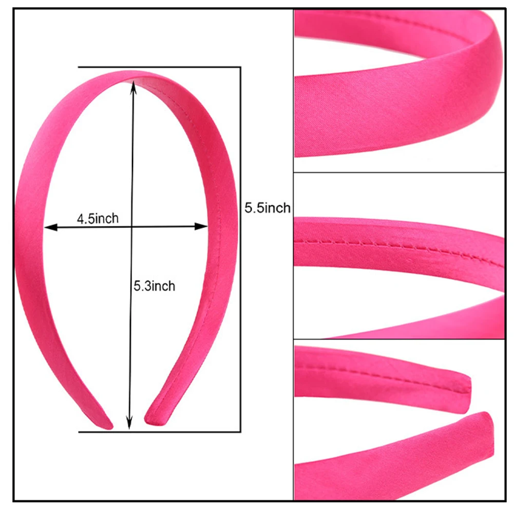 Lady Women Girl 2 CM Wide Headband Hair Band Headwear Hairbands Boutique Hair Hoops For Jewelry Tiara Hair Accessories