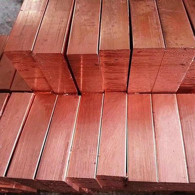 20mm to 60mm Solid Copper Block Heatsink Pure Copper Plate Electrode Sacrificial Anode Plating Sheet Customized CNC Service