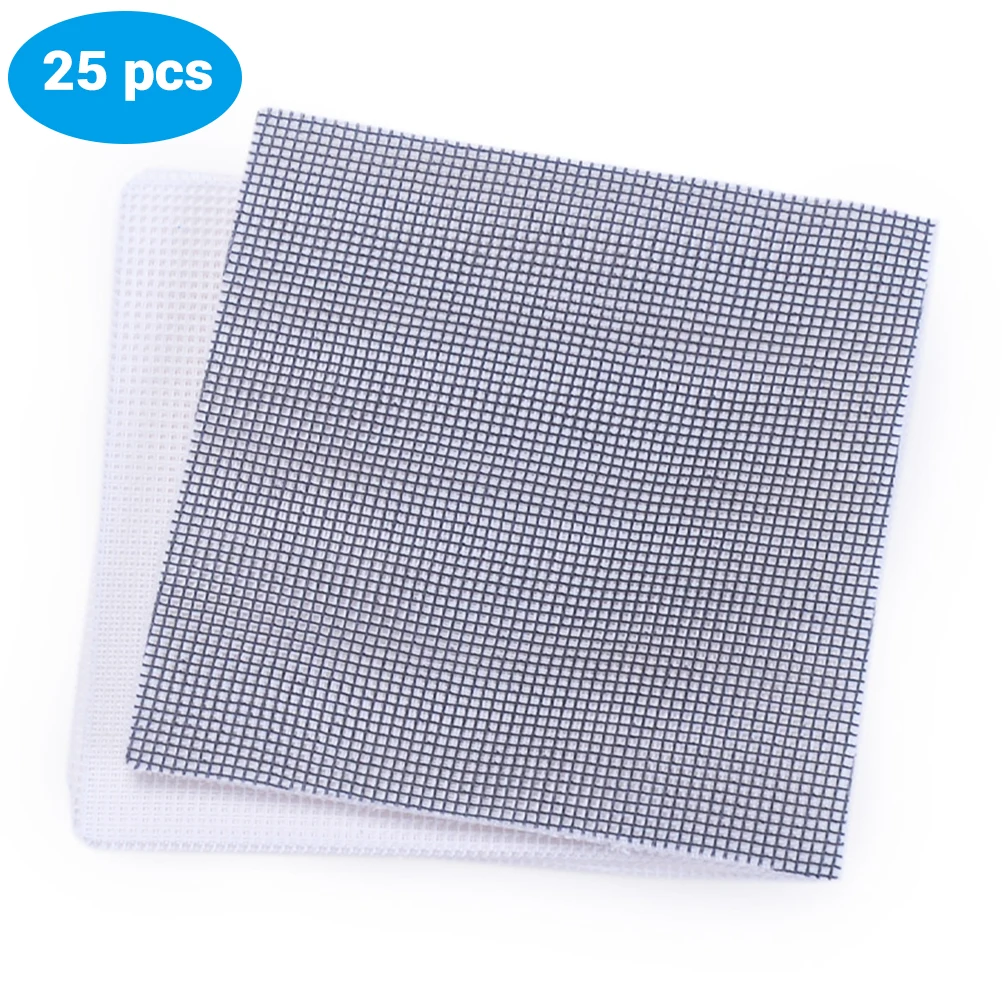 25PCS Flower Pot Hole Mesh Pad Bonsai Pot Bottom Grid Mat Bottom Accessorie Mat Prevent Soil Loss Breathable propagation station